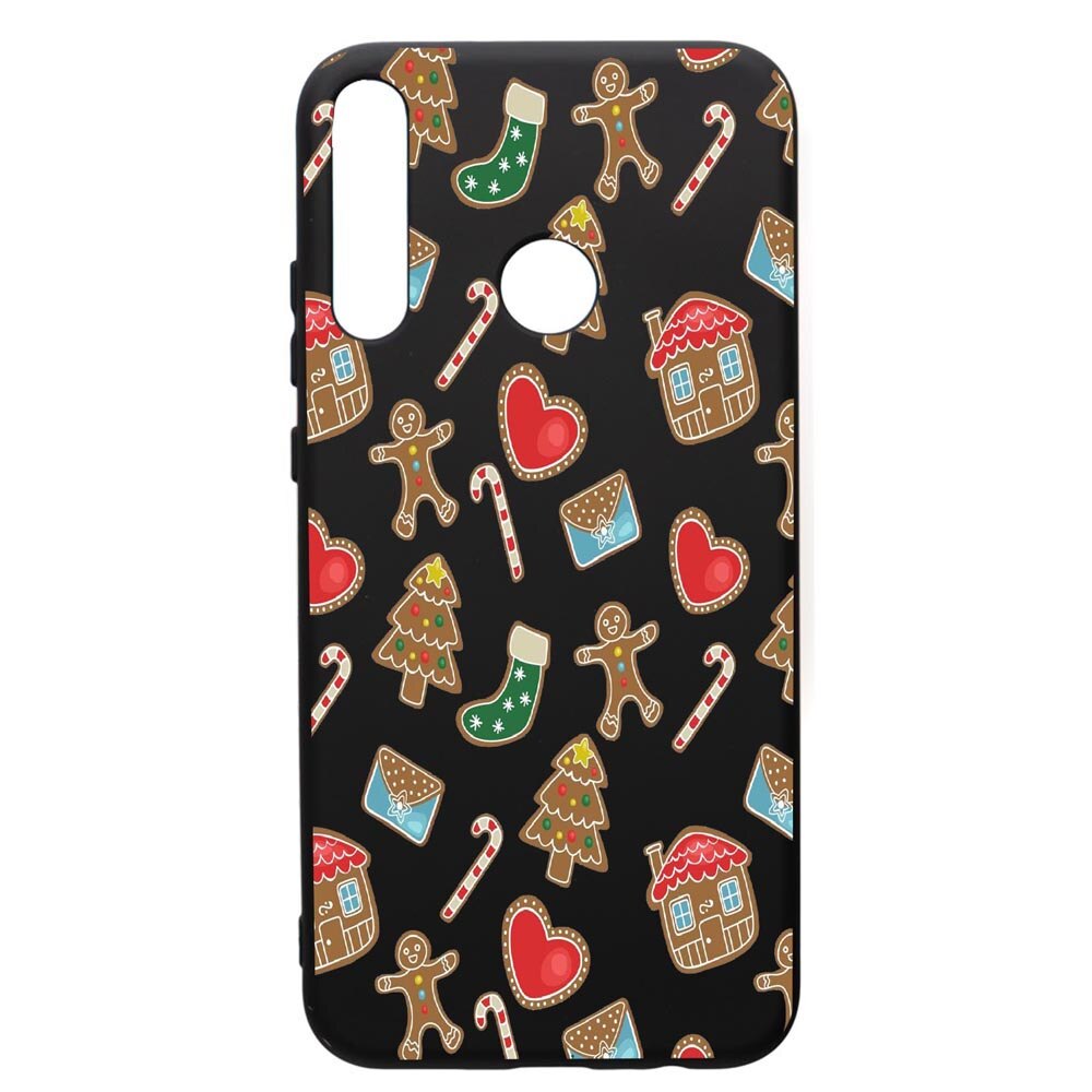 Husa de protectie Huawei P40 Lite E / Y7p, Sweets, silicon, cu interiorul din material textil, protectie camera, PB353