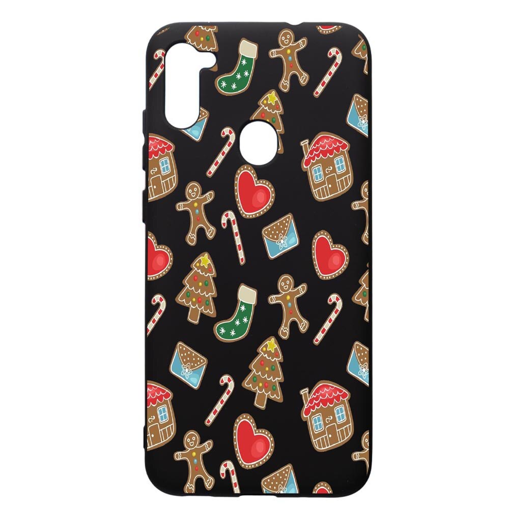 Husa de protectie Samsung Galaxy A11, Sweets, silicon, cu interiorul din material textil, protectie camera, PB353