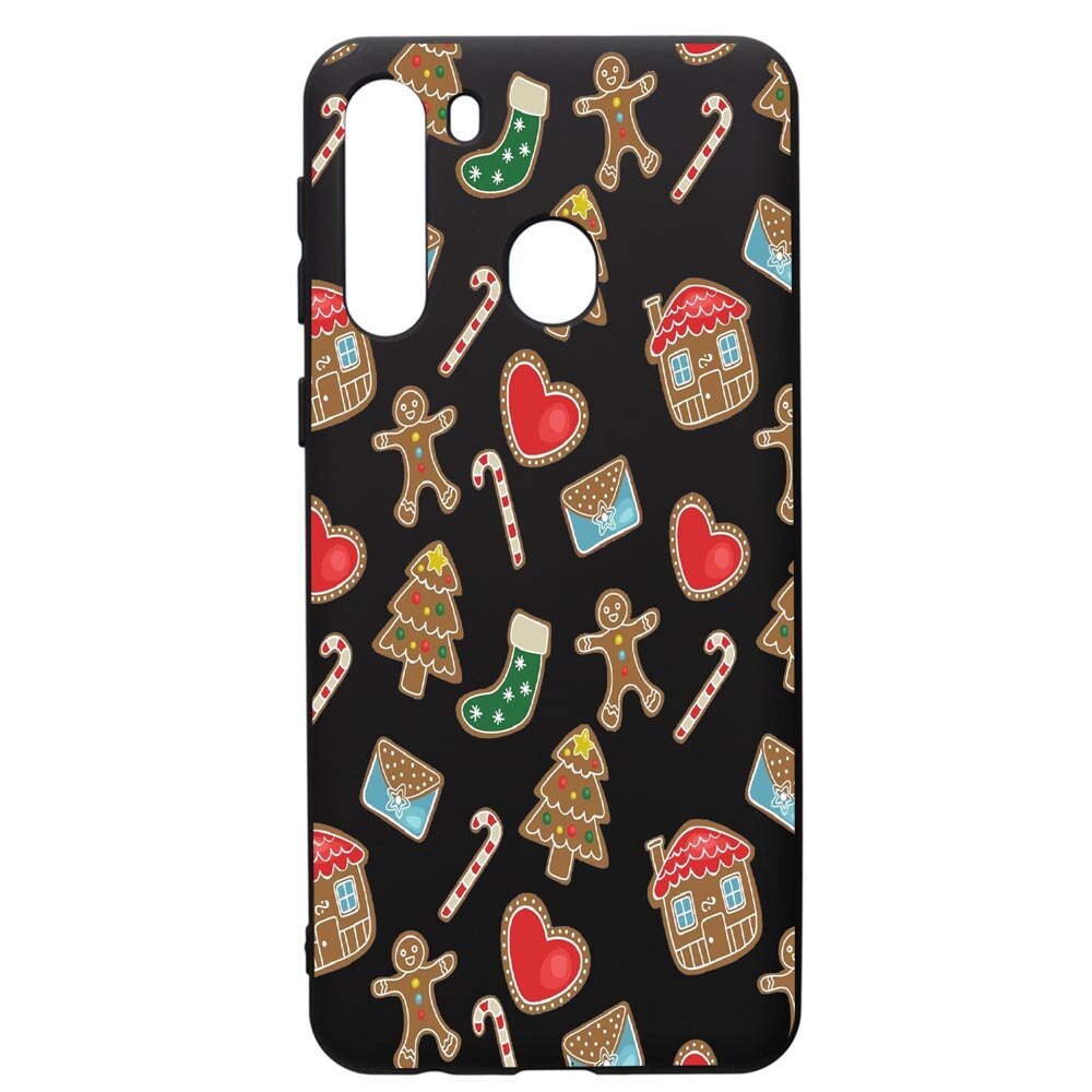 Husa de protectie Samsung Galaxy A21S, Sweets, silicon, cu interiorul din material textil, protectie camera, PB353