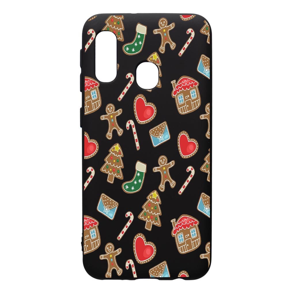 Husa de protectie Samsung Galaxy A20E, Sweets, silicon, cu interiorul din material textil, protectie camera, PB353
