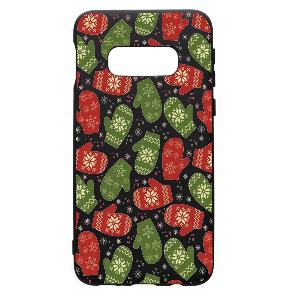 Husa de protectie Samsung Galaxy S10E, Winter, silicon, cu interiorul din material textil, protectie camera, PB352