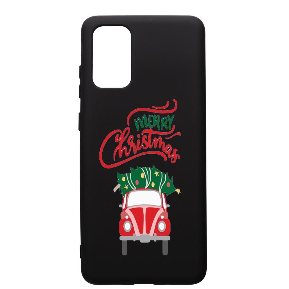 Husa de protectie Samsung Galaxy A41, Xmas, silicon, cu interiorul din material textil, protectie camera, PB357