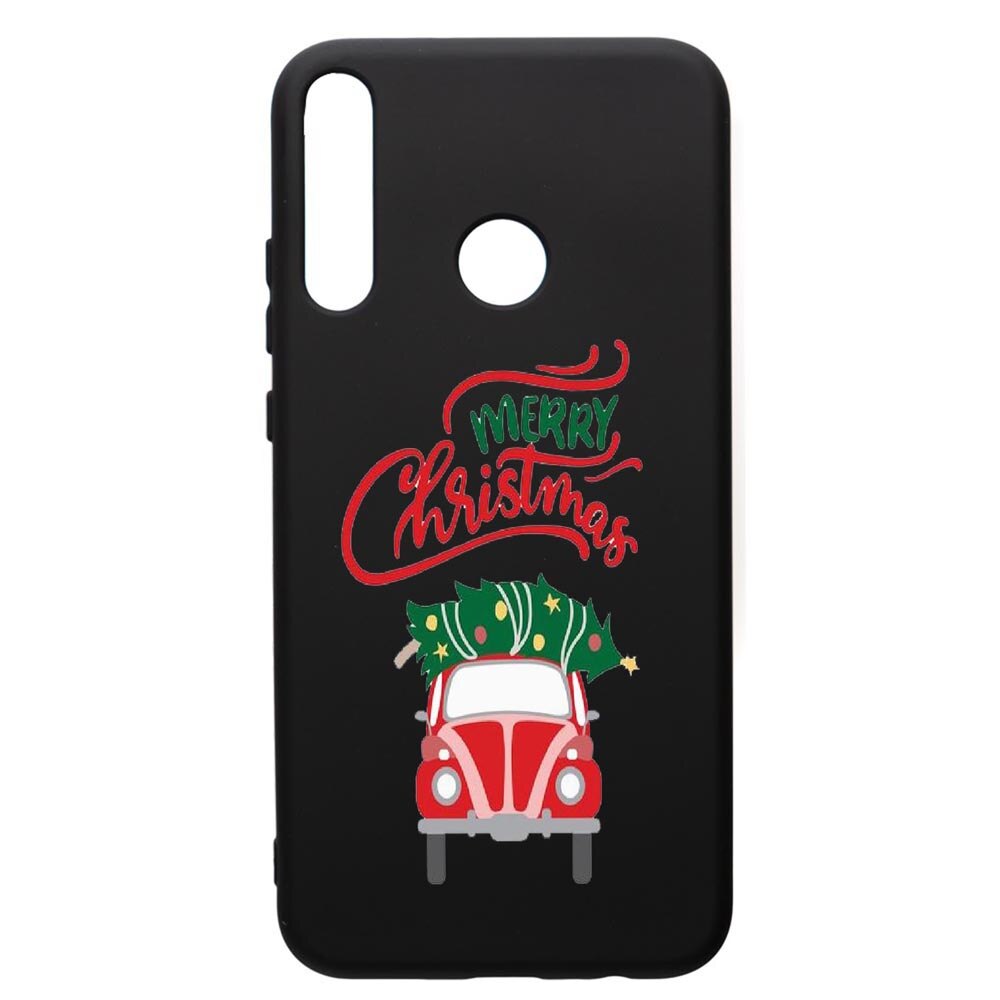 Husa de protectie Huawei P40 Lite E / Y7p, Xmas, silicon, cu interiorul din material textil, protectie camera, PB357
