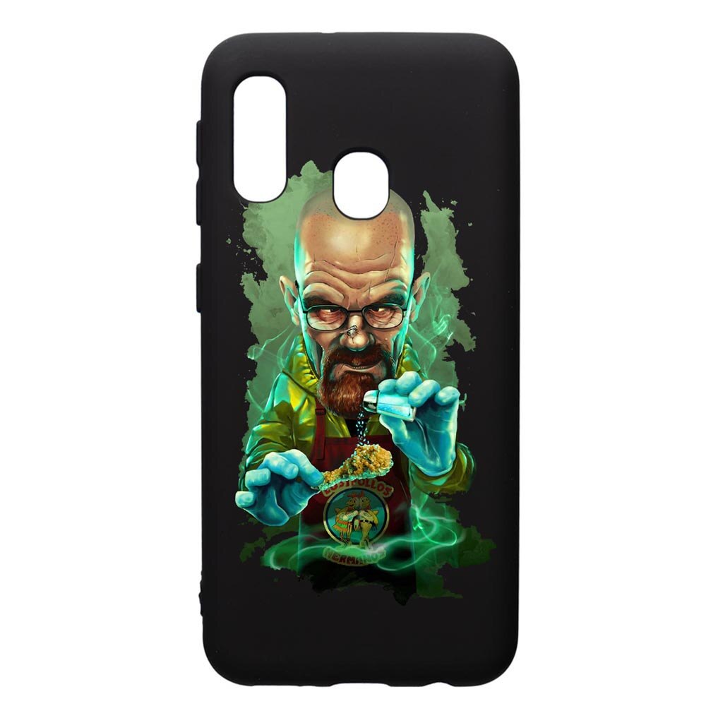 Husa de protectie Samsung Galaxy A20E, Breaking Bad, silicon, cu interiorul din material textil, protectie camera, PB367