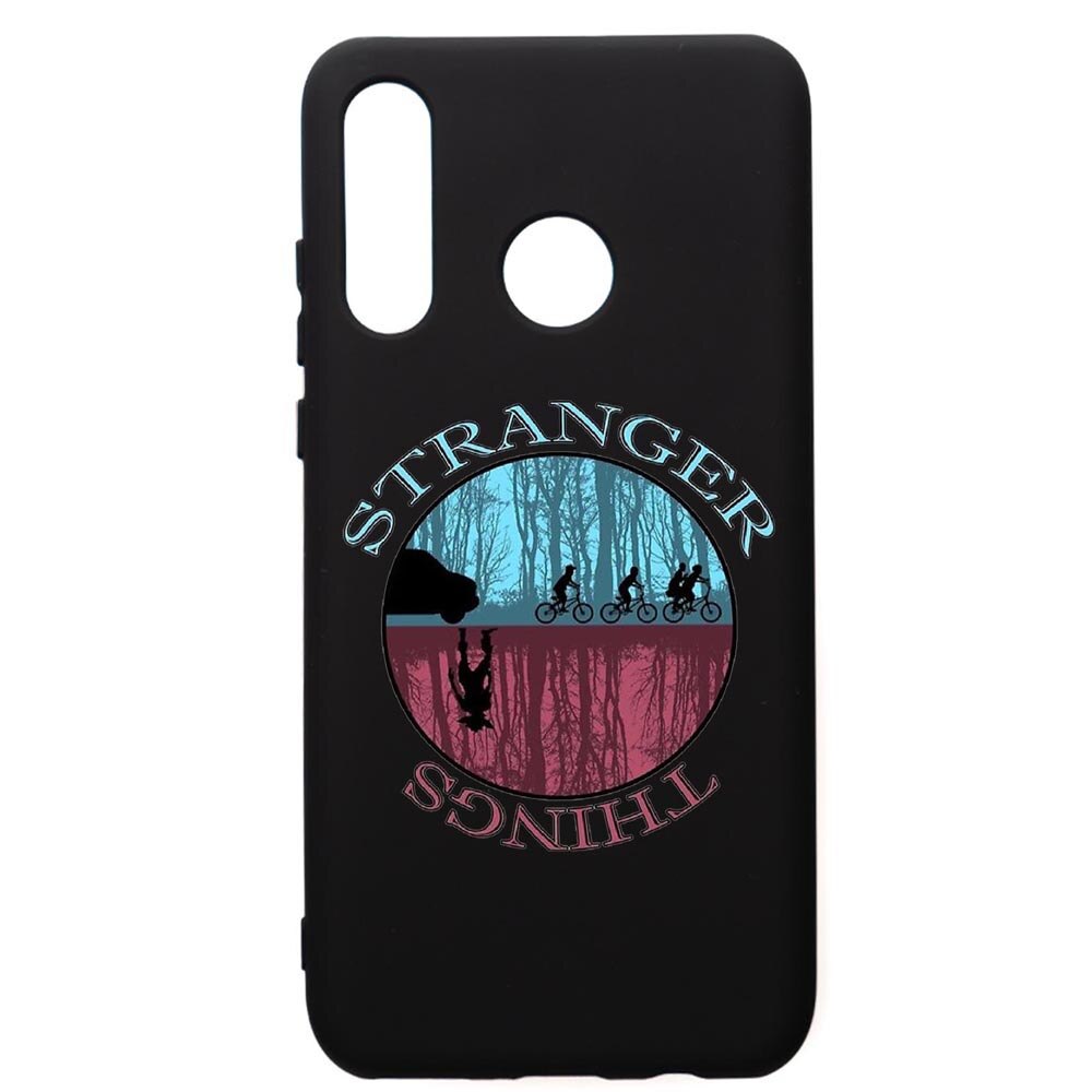 Husa de protectie Huawei P30 Lite, Stranger Things, silicon, cu interiorul din material textil, protectie camera, PB368