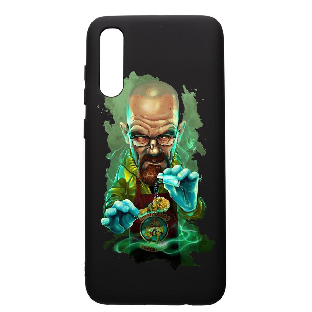 Husa de protectie Samsung Galaxy A50, Breaking Bad, silicon, cu interiorul din material textil, protectie camera, PB367