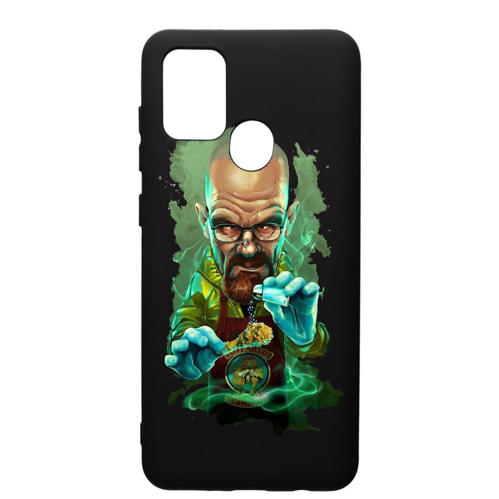 Husa de protectie Samsung Galaxy A21, Breaking Bad, silicon, cu interiorul din material textil, protectie camera, PB367