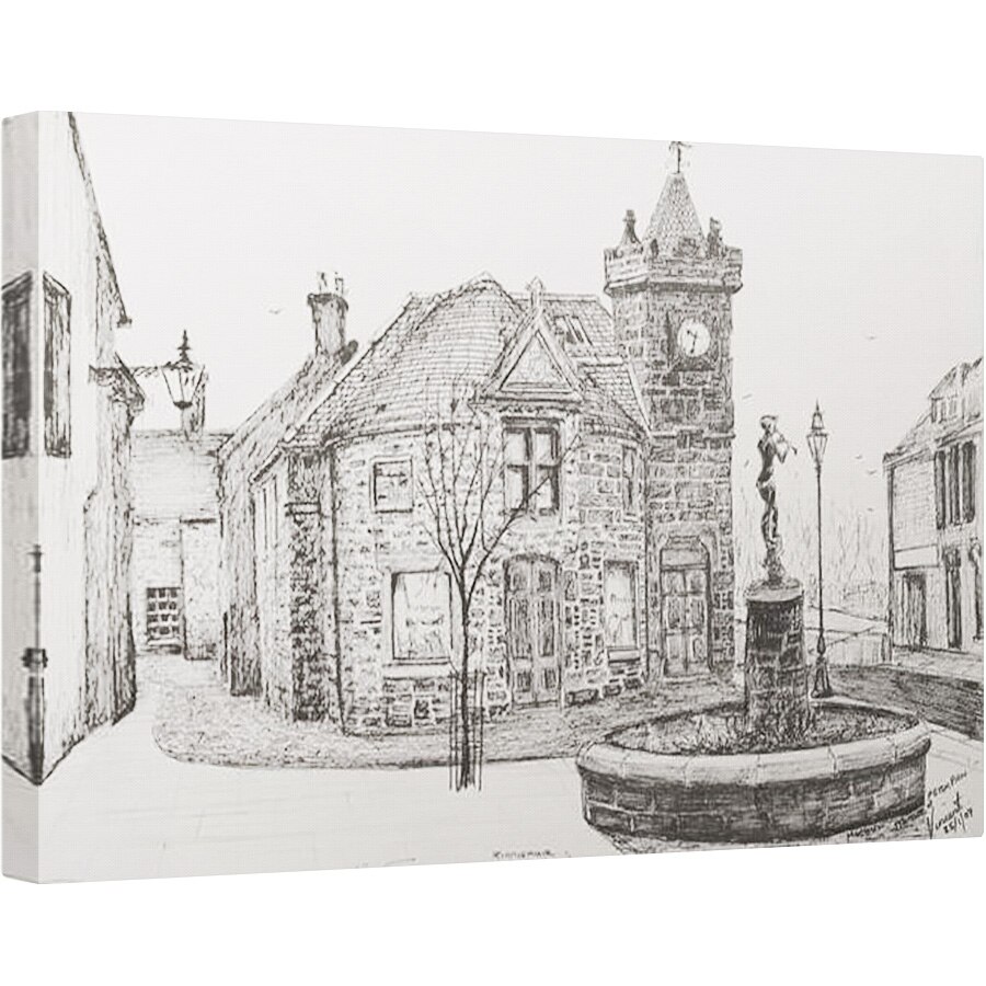 Tablou canvas - Vincent Alexander Booth - Statuia lui Peter Pan, Kirriemuir, Scotia, 2007, 80 x 120cm