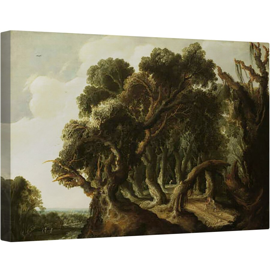Tablou canvas - Jacob Jacobsz van Geel - Peisaj forestier, 80 x 120cm
