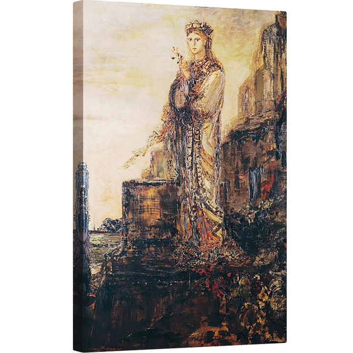 Gustave Moreau - Helen a trójai sáncokon, Vászonkép, 60 x 90 cm