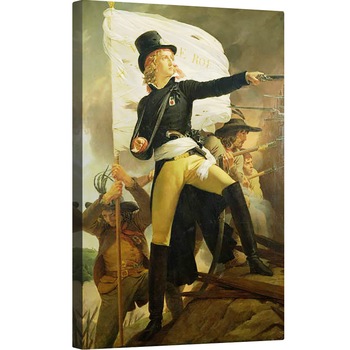 Tablou canvas - Baron Pierre-Narcisse Guerin - Henri de La Rochejaquelein 1772-94, liderul revoltei din Vendee, 80 x 120cm Tablou canvas - Baron Pierre-Narcisse Guerin - Henri de La Rochejaquelein 1772-94, liderul revoltei din Vendee, 80 x 120cm