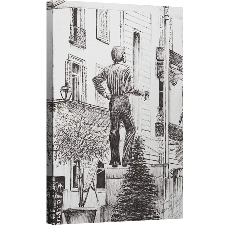 Tablou canvas - Vincent Alexander Booth - Statuia de la Cannet, 2014, 80 x 120cm