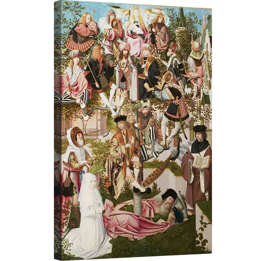 Tablou canvas - Geertgen tot Sint Jans - Copacul lui Jesse, 80 x 120cm