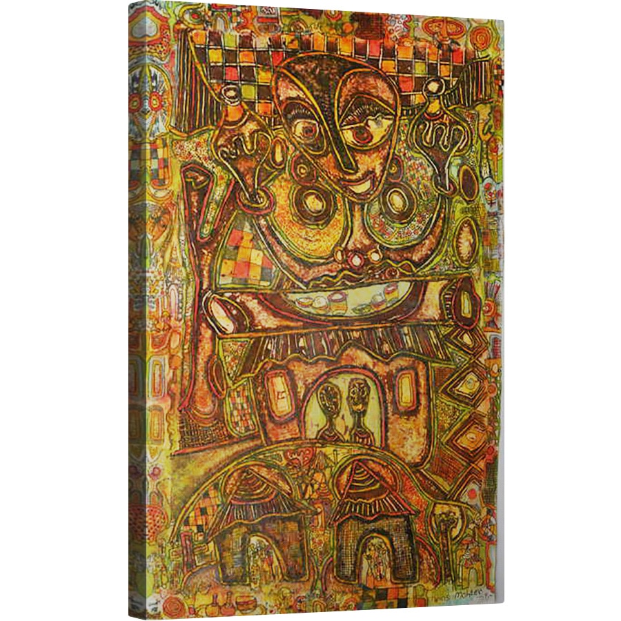 Tablou canvas - Wole Oyeyemi - Mama gemenilor, 40 x 60 cm