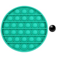 set jucarie senzoriala antistres pop it now push bubble verde turcoaz  bila neagra imagen 38_0_
0