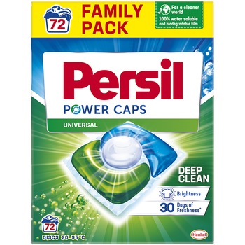 Detergent capsule Persil Power Caps Universal, 72 spalari Detergent capsule Persil Power Caps Universal, 72 spalari