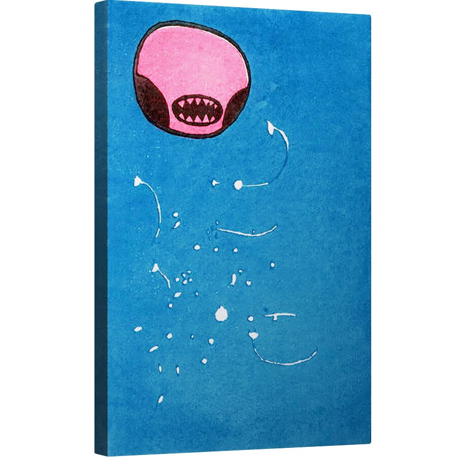 Tablou canvas - Bella Larsson - Space Monster Seedpod, 60 x 90 cm