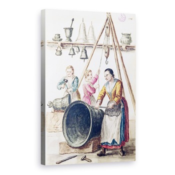 Tablou canvas - Jan van Grevenbroeck - Magazinul de clopoteii venetieni, 80 x 120cm Tablou canvas - Jan van Grevenbroeck - Magazinul de clopoteii venetieni, 80 x 120cm