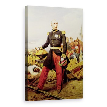 Tablou canvas - Emile Jean Horace Vernet - Comte Maurice de MacMahon 1808-93, 80 x 120cm Tablou canvas - Emile Jean Horace Vernet - Comte Maurice de MacMahon 1808-93, 80 x 120cm