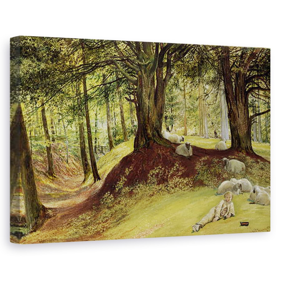 Tablou canvas - Richard Redgrave - Padurea Parkhurst, Abinger, 60 x 90 cm