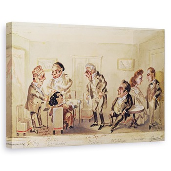 Tablou canvas - L'Heritier - Actul I din La Cagnotte de Eugene Labiche 1815-88 1864, 60 x 90 cm Tablou canvas - L'Heritier - Actul I din La Cagnotte de Eugene Labiche 1815-88 1864, 60 x 90 cm