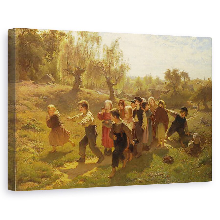 Tablou canvas - August Malmstrom - Jocul, 40 x 60 cm