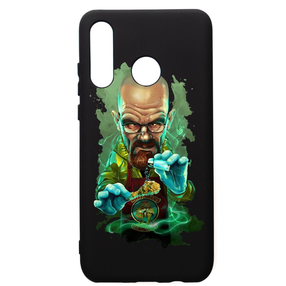 Husa de protectie Huawei P30 Lite, Breaking Bad, silicon, cu interiorul din material textil, protectie camera, PB367