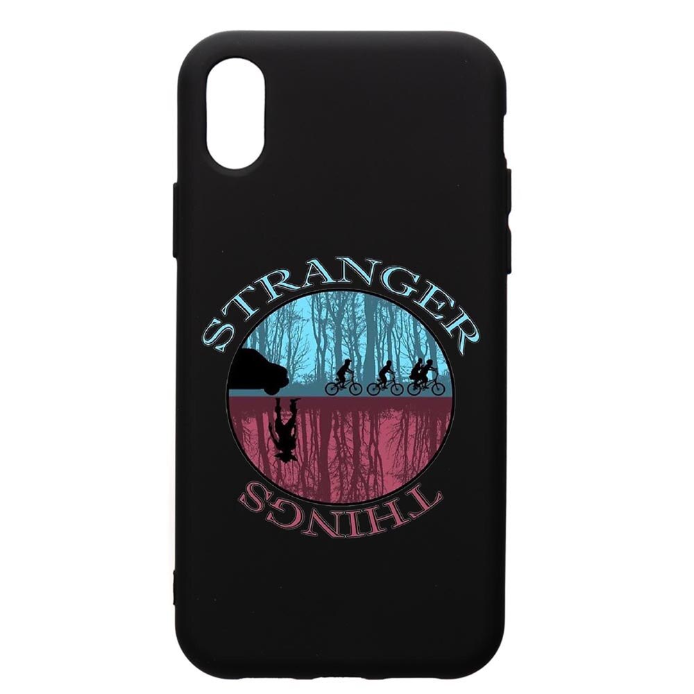 Husa de protectie Xiaomi Redmi 7A, Stranger Things, silicon, cu interiorul din material textil, protectie camera, PB368