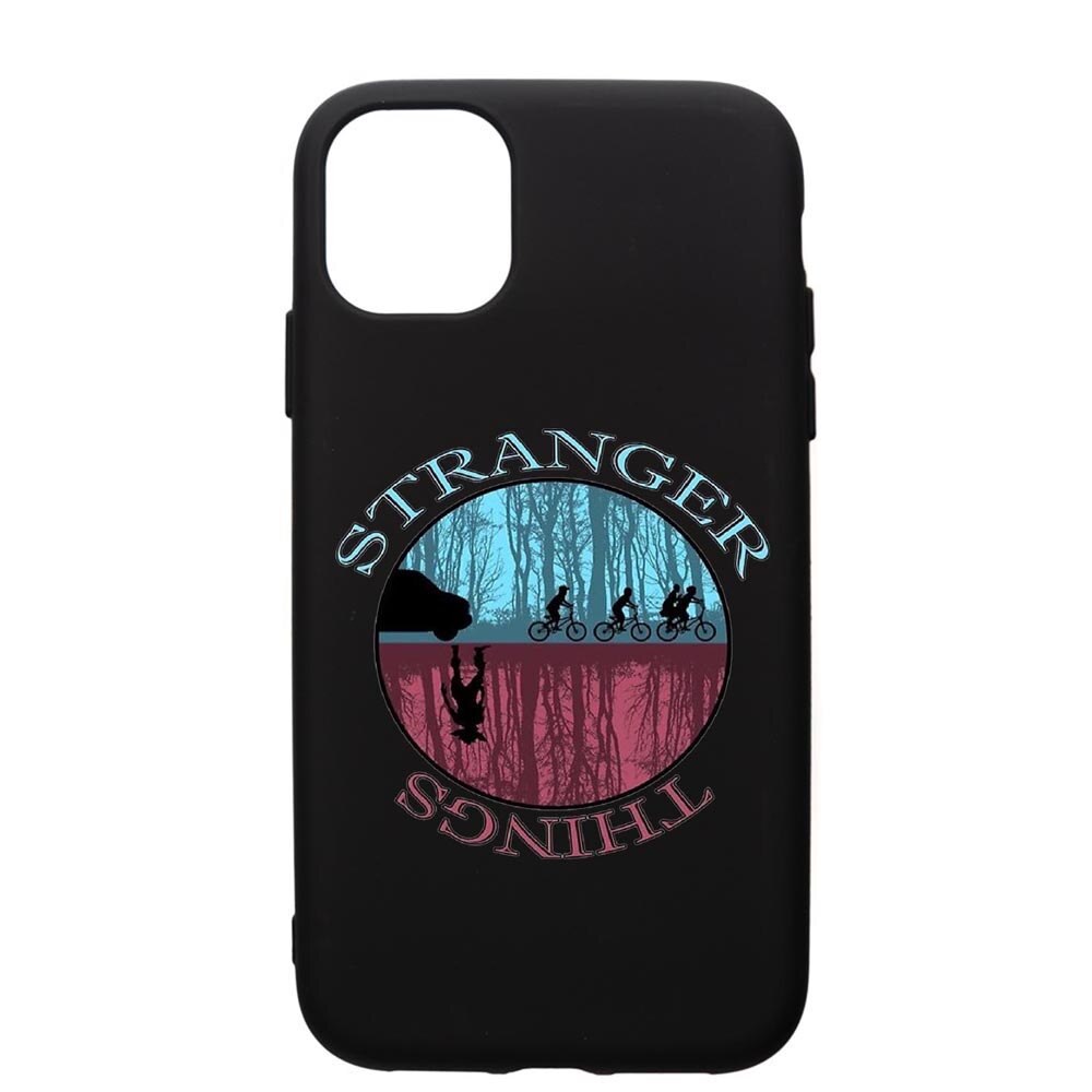 Husa de protectie Apple iPhone 12 Pro, Stranger Things, silicon, cu interiorul din material textil, protectie camera, PB368