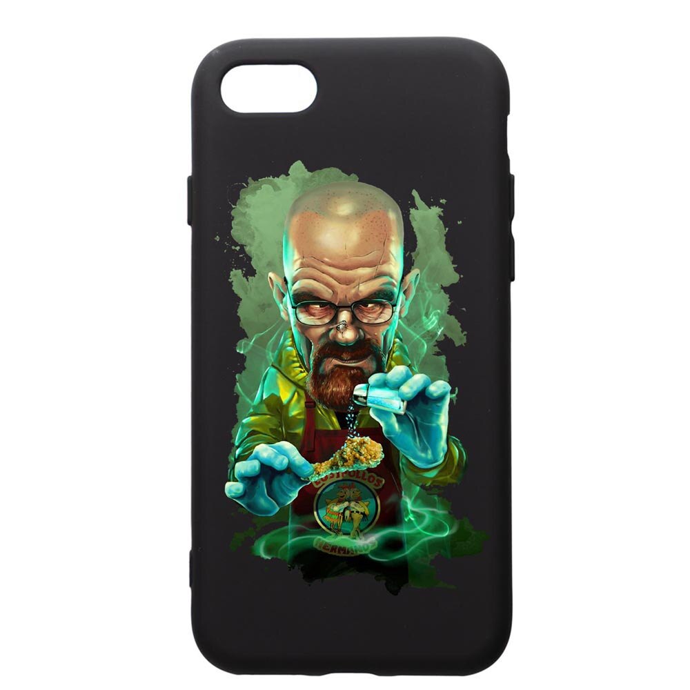 Husa de protectie Apple iPhone SE 2 / iPhone 8 / iPhone 7, Breaking Bad, silicon, cu interiorul din material textil, protectie camera, PB367