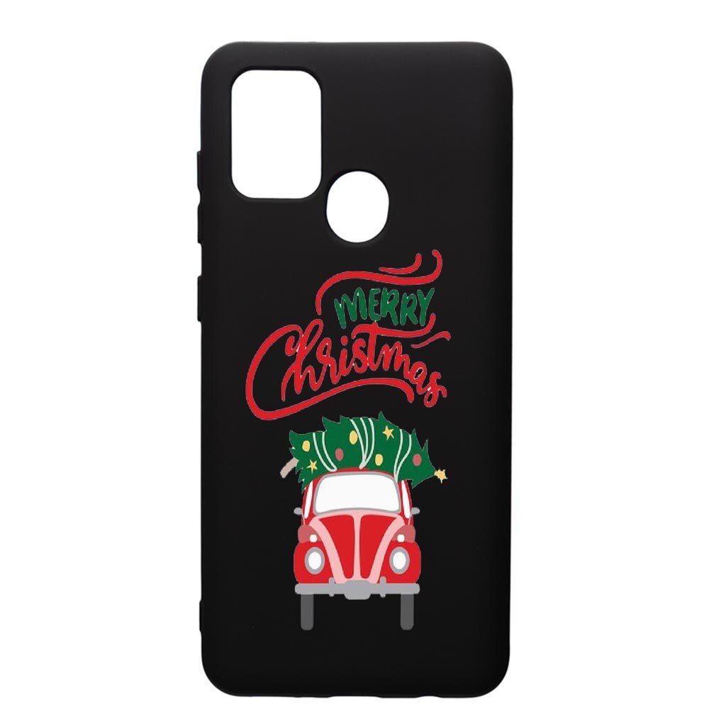 Husa de protectie Samsung Galaxy A21, Xmas, silicon, cu interiorul din material textil, protectie camera, PB357