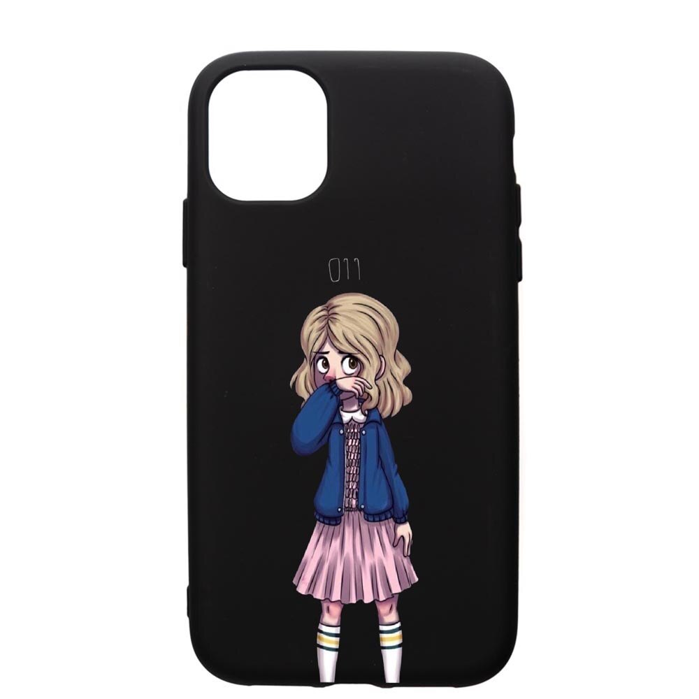 Husa de protectie Apple iPhone 12 Mini, Stranger Things, silicon, cu interiorul din material textil, protectie camera, PB371