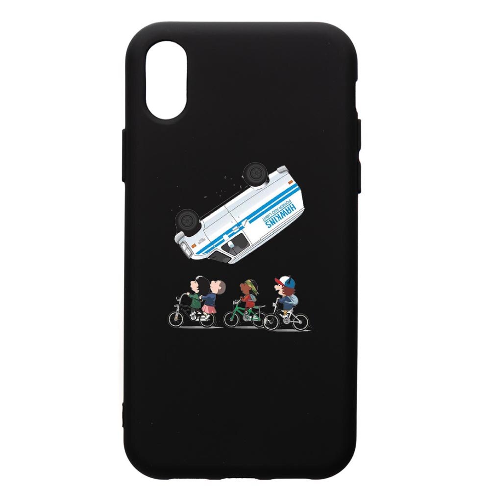 Husa de protectie Xiaomi Redmi 7A, Stranger Things, silicon, cu interiorul din material textil, protectie camera, PB370