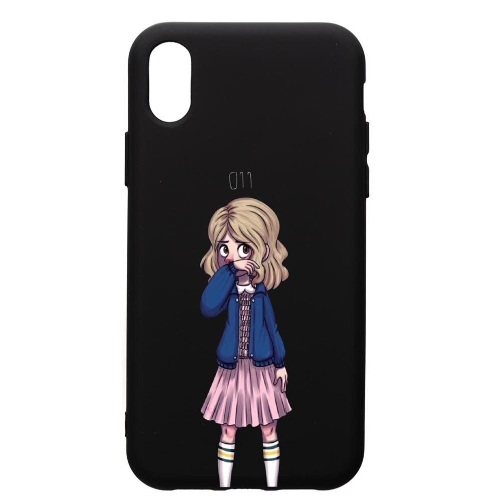 Husa de protectie Xiaomi Redmi 7A, Stranger Things, silicon, cu interiorul din material textil, protectie camera, PB371