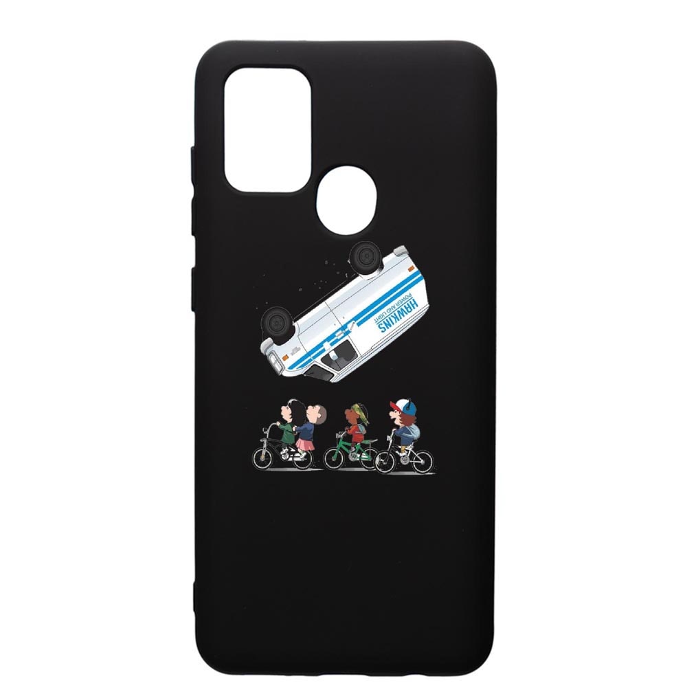 Husa de protectie Samsung Galaxy A21, Stranger Things, silicon, cu interiorul din material textil, protectie camera, PB370