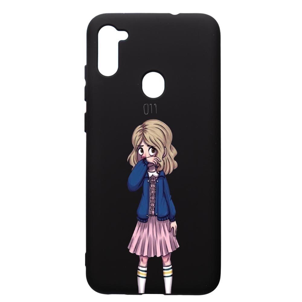 Husa de protectie Samsung Galaxy A11, Stranger Things, silicon, cu interiorul din material textil, protectie camera, PB371