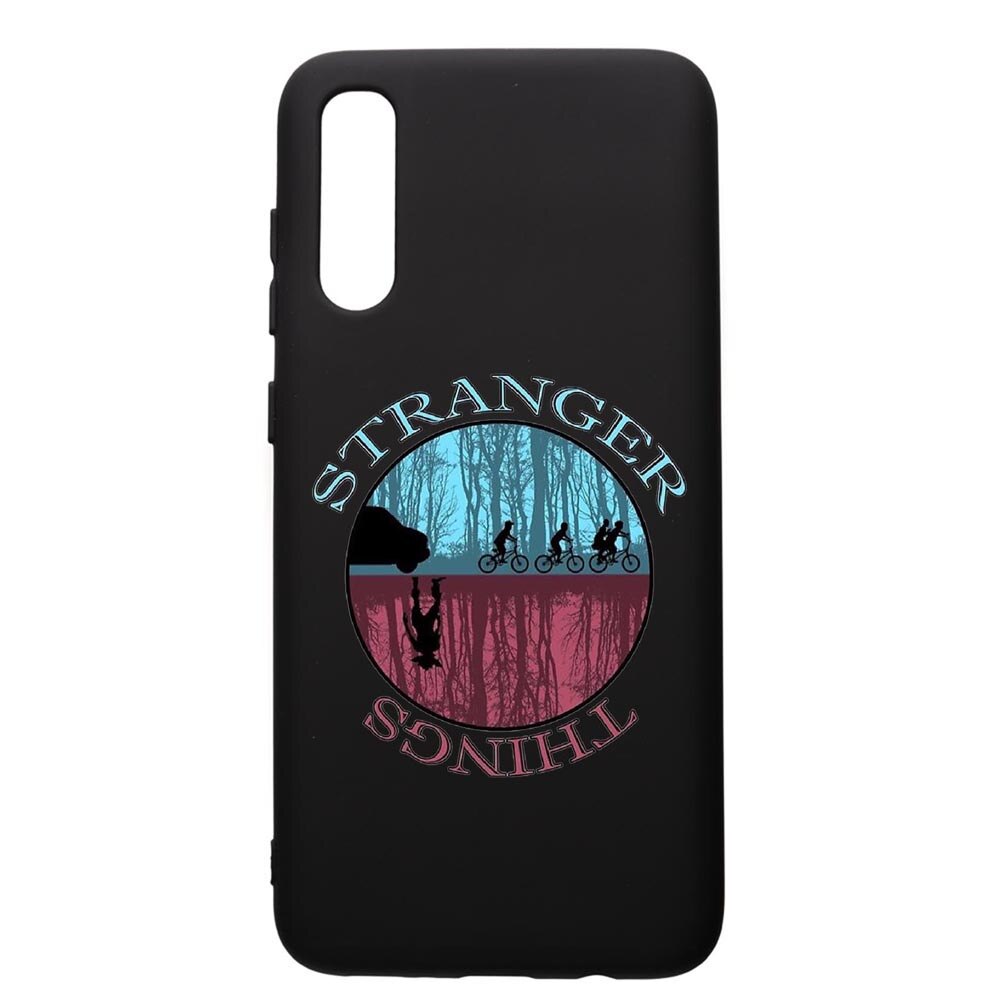 Husa de protectie Samsung Galaxy A50, Stranger Things, silicon, cu interiorul din material textil, protectie camera, PB368