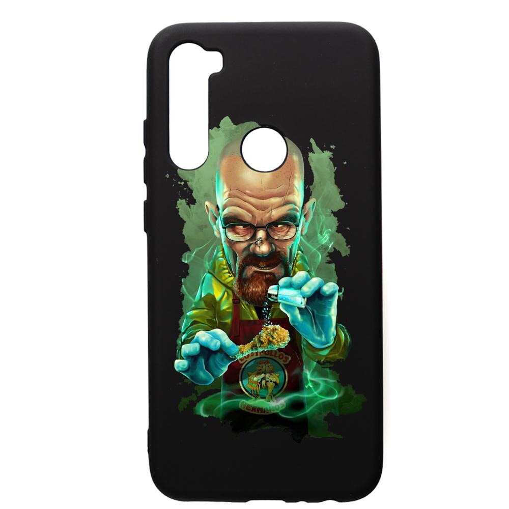 Husa de protectie Xiaomi Redmi Note 8, Breaking Bad, silicon, cu interiorul din material textil, protectie camera, PB367