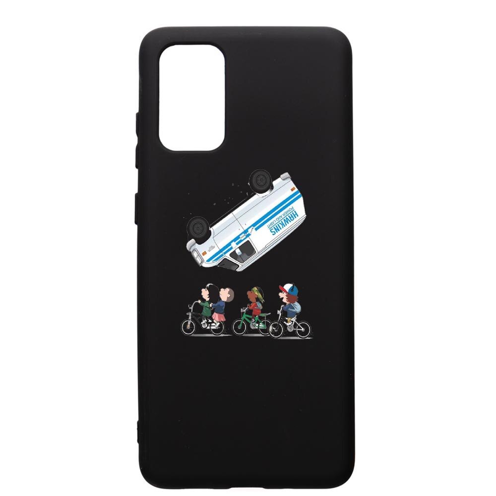 Husa de protectie Samsung Galaxy A71, Stranger Things, silicon, cu interiorul din material textil, protectie camera, PB370