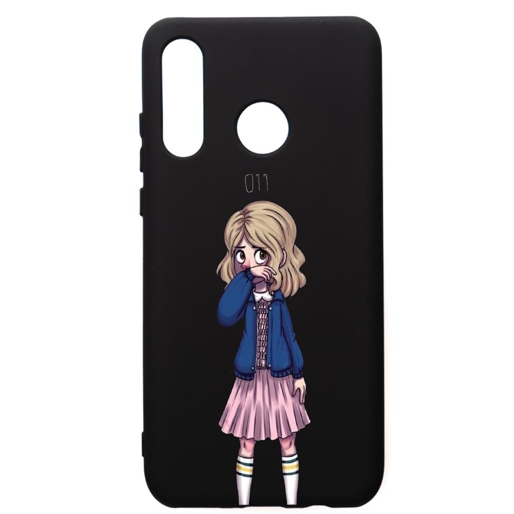 Husa de protectie Huawei P30 Lite, Stranger Things, silicon, cu interiorul din material textil, protectie camera, PB371