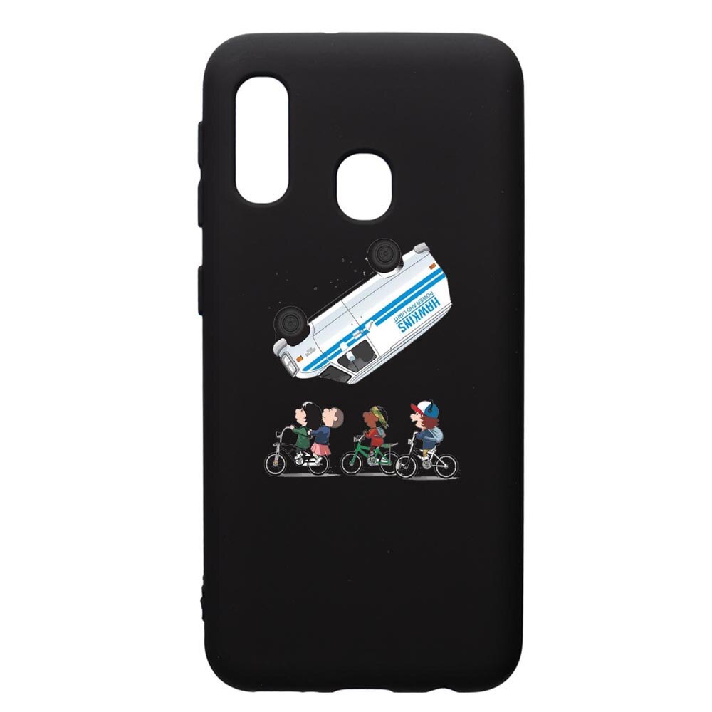 Husa de protectie Samsung Galaxy A20E, Stranger Things, silicon, cu interiorul din material textil, protectie camera, PB370
