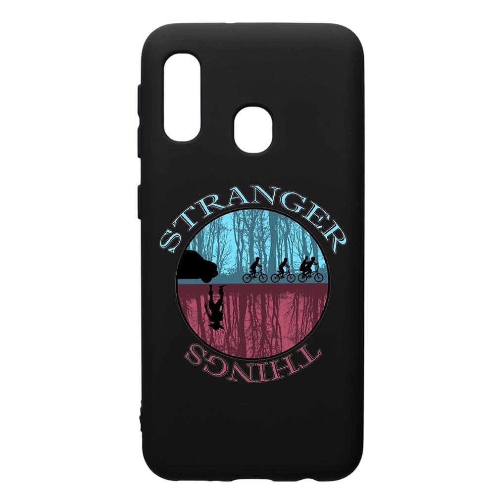 Husa de protectie Samsung Galaxy A20E, Stranger Things, silicon, cu interiorul din material textil, protectie camera, PB368