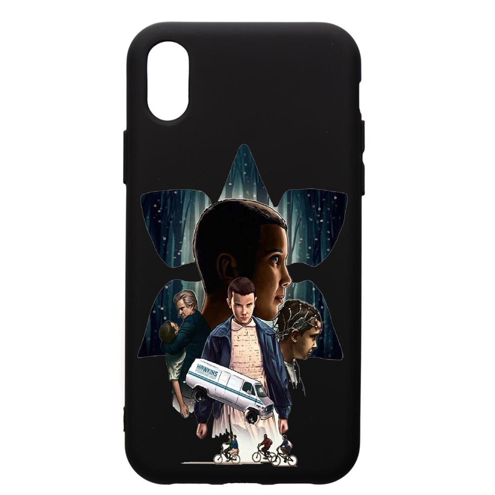 Husa de protectie Huawei Y6 2019, Stranger Things, silicon, cu interiorul din material textil, protectie camera, PB373