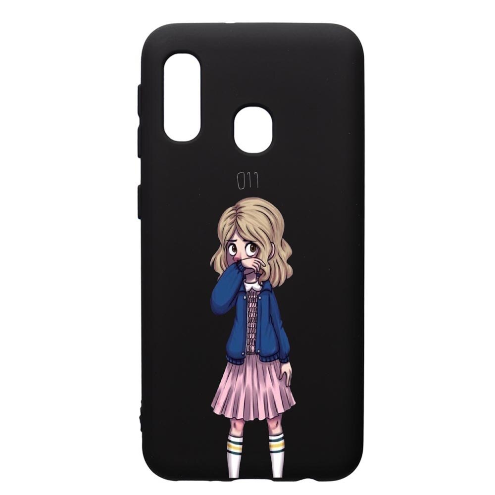 Husa de protectie Samsung Galaxy A20E, Stranger Things, silicon, cu interiorul din material textil, protectie camera, PB371