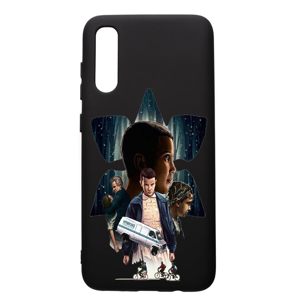 Husa de protectie Samsung Galaxy A30S, Stranger Things, silicon, cu interiorul din material textil, protectie camera, PB373