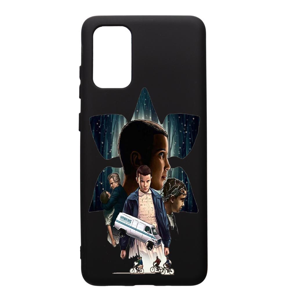 Husa de protectie Samsung Galaxy A71, Stranger Things, silicon, cu interiorul din material textil, protectie camera, PB373