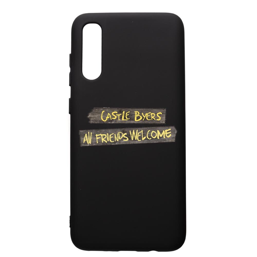 Husa de protectie Samsung Galaxy A70, Stranger Things, silicon, cu interiorul din material textil, protectie camera, PB375