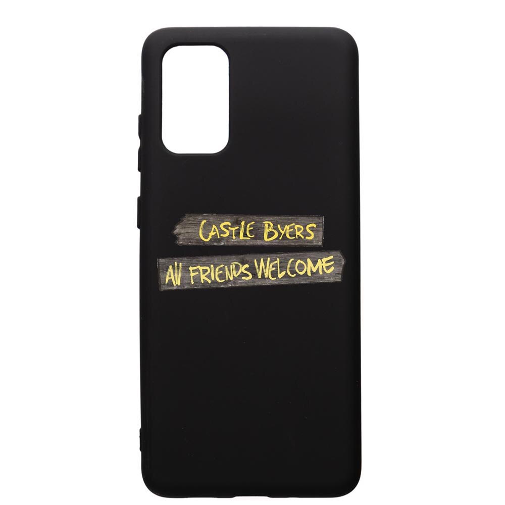 Husa de protectie Samsung Galaxy S20 Plus, Stranger Things, silicon, cu interiorul din material textil, protectie camera, PB375