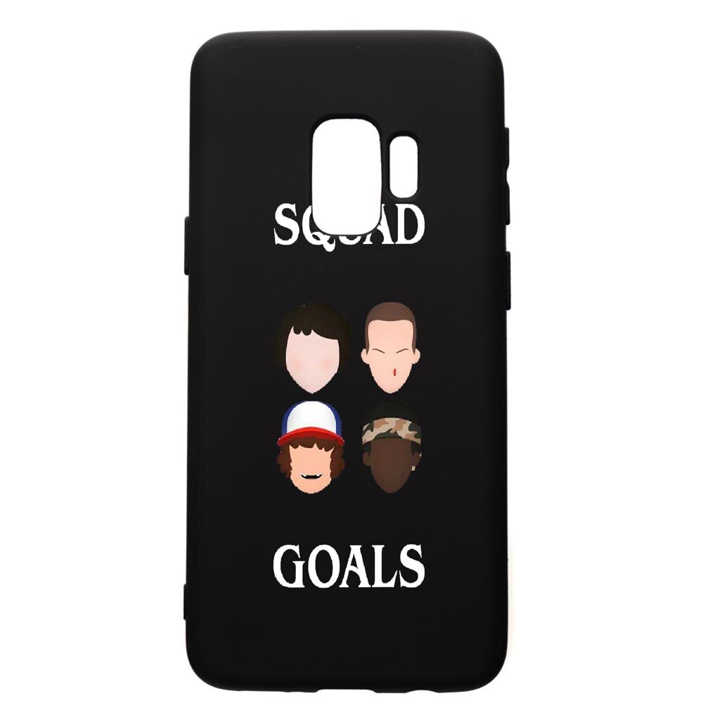 Husa de protectie Samsung Galaxy S9, Stranger Things, silicon, cu interiorul din material textil, protectie camera, PB374