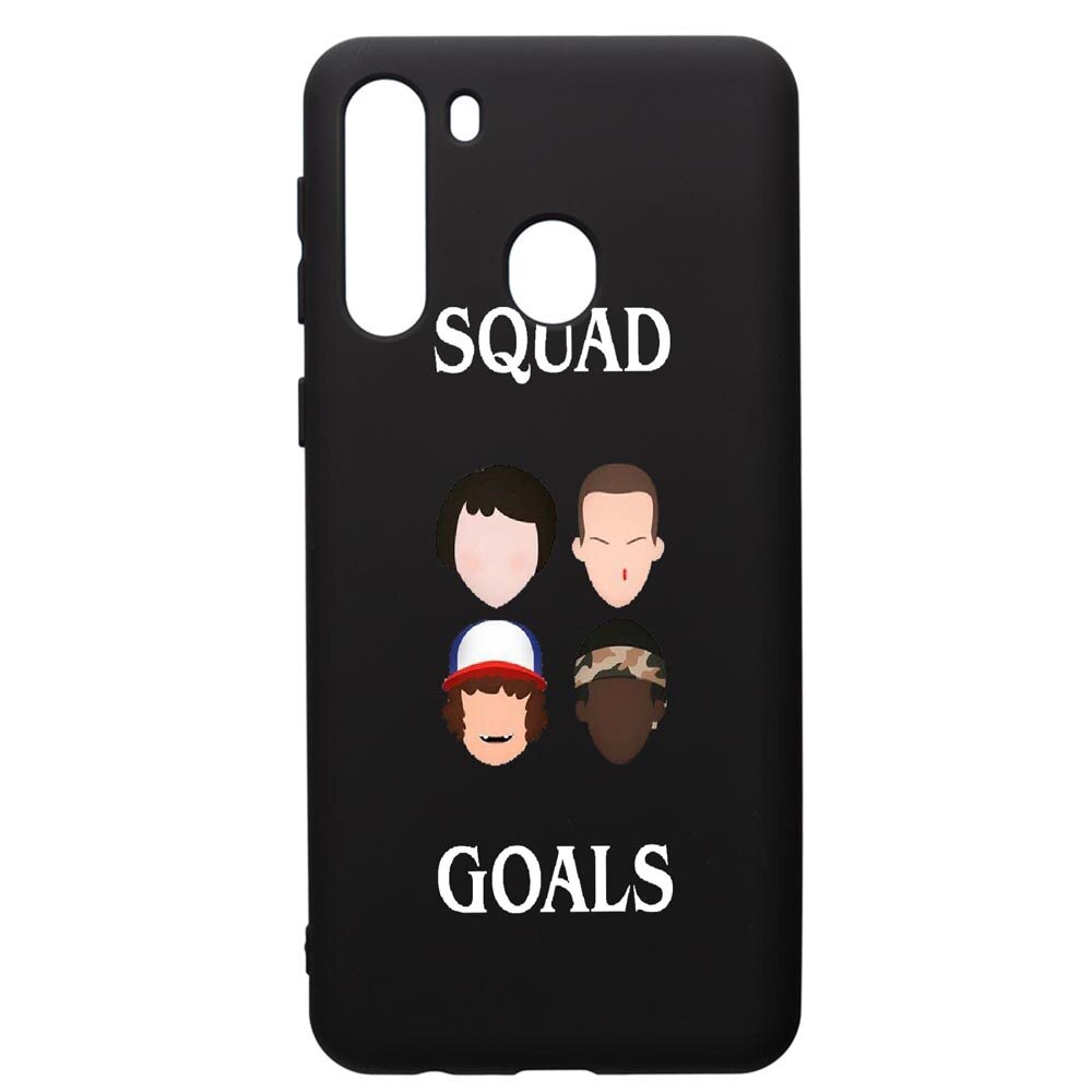 Husa de protectie Samsung Galaxy A21S, Stranger Things, silicon, cu interiorul din material textil, protectie camera, PB374